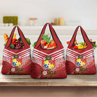 Tonga Darts Grocery Bag Tongan Ngatu Pattern