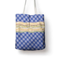 Royal Blue Palaka Hawaii Leis Elegant Vibes Tote Bag