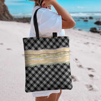 Black Palaka Hawaii Leis Elegant Vibes Tote Bag