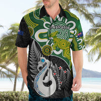 Personalised New Zealand And Australia Hawaiian Shirt Aboriginal Mix Aotearoa Maori Unique Style LT14 - Polynesian Pride