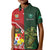 Custom Samoa And Ireland Rugby Kid Polo Shirt Ikale Tahi With Shamrocks