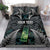 Personalised New Zealand Toki Bedding Set Silver Fern Mix Aotearoa Maori Pattern