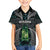 Personalised New Zealand Toki Family Matching Tank Maxi Dress and Hawaiian Shirt Silver Fern Mix Aotearoa Maori Pattern