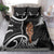 New Zealand Maripi Bedding Set Silver Fern Mix Aotearoa Maori Pattern