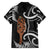 New Zealand Maripi Family Matching Puletasi and Hawaiian Shirt Silver Fern Mix Aotearoa Maori Pattern