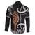 New Zealand Maripi Family Matching Puletasi and Hawaiian Shirt Silver Fern Mix Aotearoa Maori Pattern