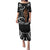 New Zealand Maripi Family Matching Puletasi and Hawaiian Shirt Silver Fern Mix Aotearoa Maori Pattern