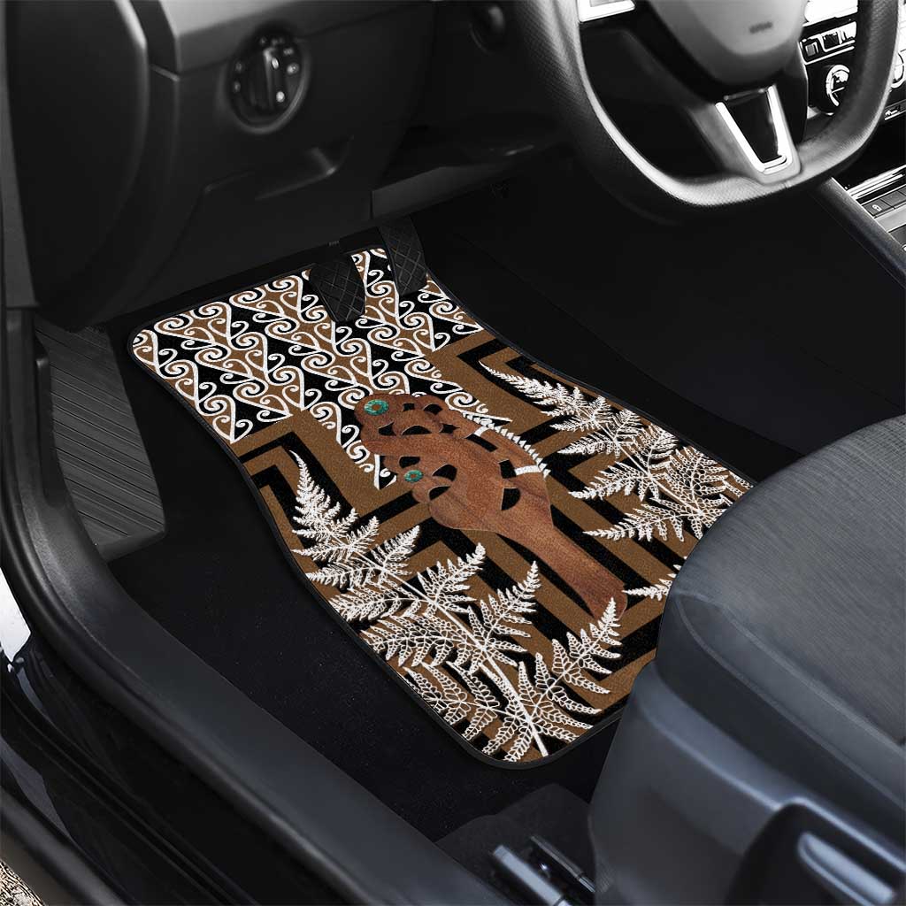 New Zealand Car Mats Maori Maripi Knife With Poutama Art
