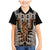 New Zealand Family Matching Mermaid Dress and Hawaiian Shirt Maori Maripi Knife With Poutama Art