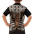 New Zealand Family Matching Puletasi and Hawaiian Shirt Maori Maripi Knife With Poutama Art