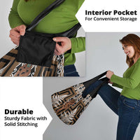 New Zealand Grocery Bag Maori Maripi Knife With Poutama Art