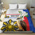 Personalised Philippines Eagle Bedding Set Filipino Sun Mix Sampaguita Flower