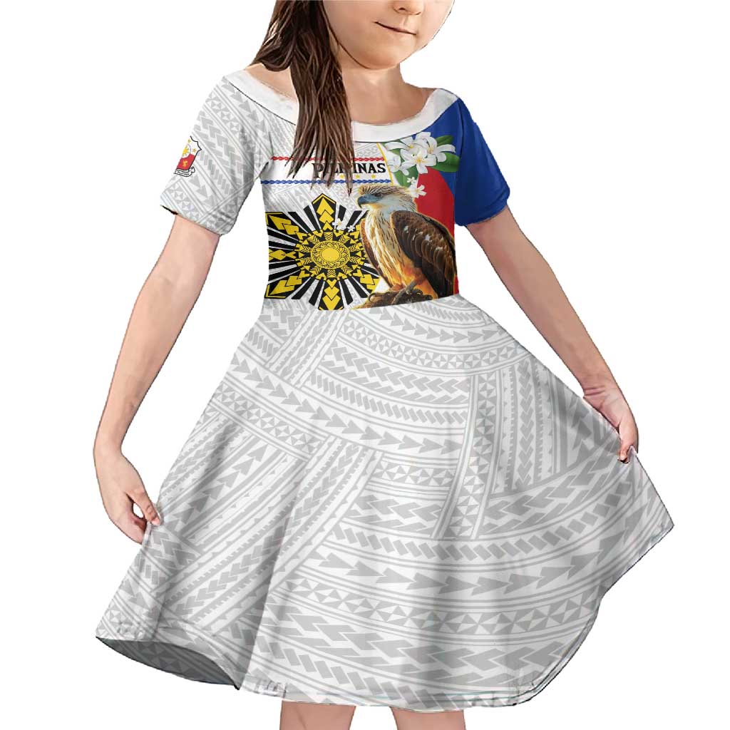 Personalised Philippines Eagle Family Matching Mermaid Dress and Hawaiian Shirt Filipino Sun Mix Sampaguita Flower