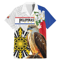 Personalised Philippines Eagle Family Matching Mermaid Dress and Hawaiian Shirt Filipino Sun Mix Sampaguita Flower