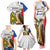 Personalised Philippines Eagle Family Matching Tank Maxi Dress and Hawaiian Shirt Filipino Sun Mix Sampaguita Flower