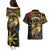 Philippines Sarimanok Couples Matching Puletasi and Hawaiian Shirt Papanok Legendary Bird Okir Polynesian Pattern