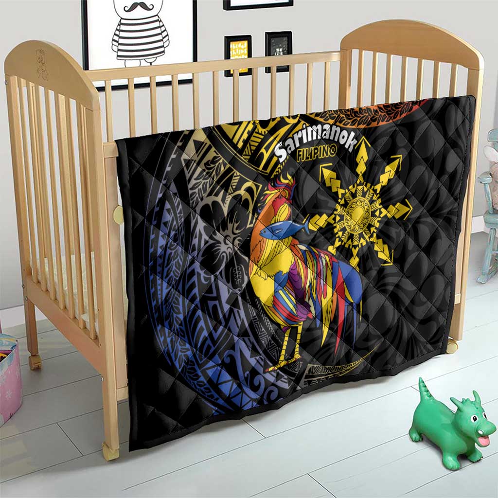 Philippines Sarimanok Quilt Papanok Legendary Bird Okir Polynesian Pattern