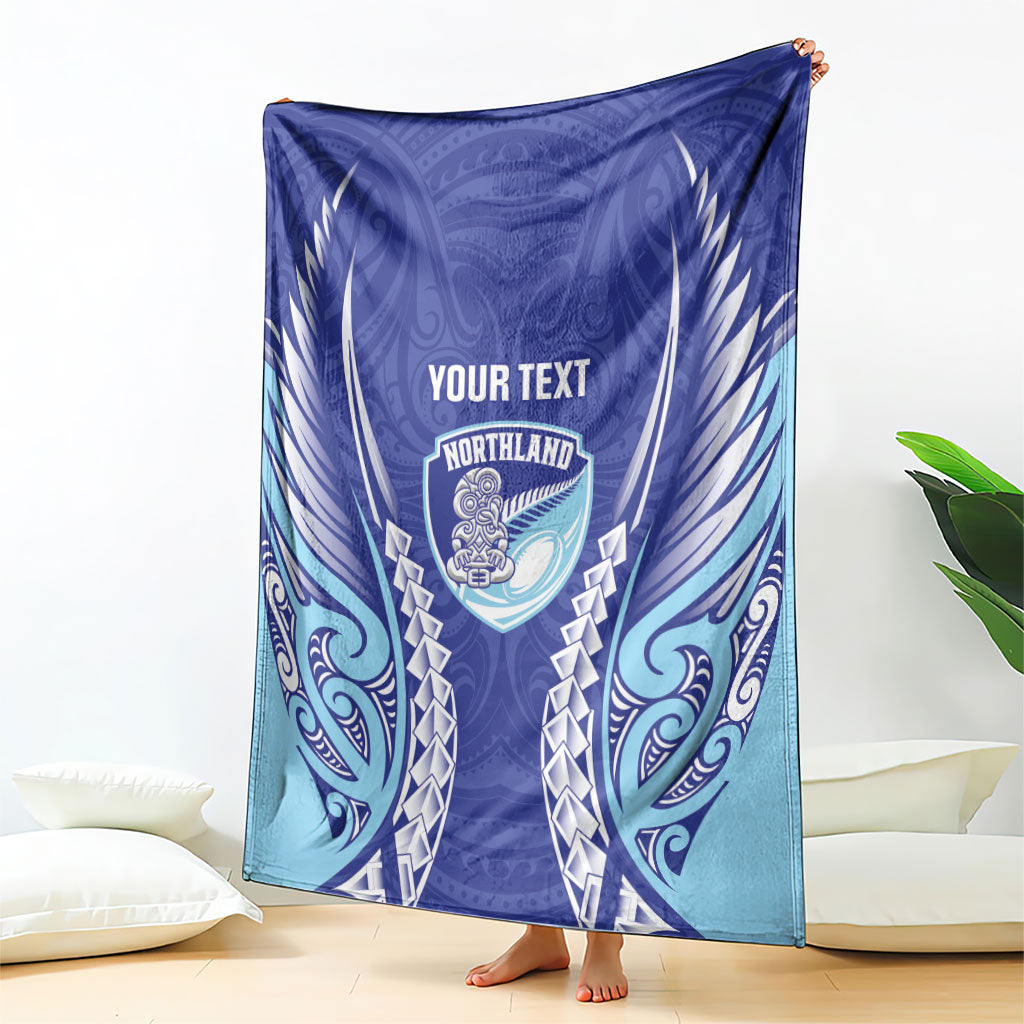 Northland 2026 Rugby Custom Blanket NZ Maori Silver Fern LT14 - Polynesian Pride