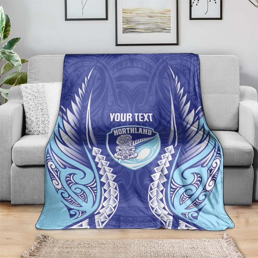 Northland 2026 Rugby Custom Blanket NZ Maori Silver Fern LT14 - Polynesian Pride