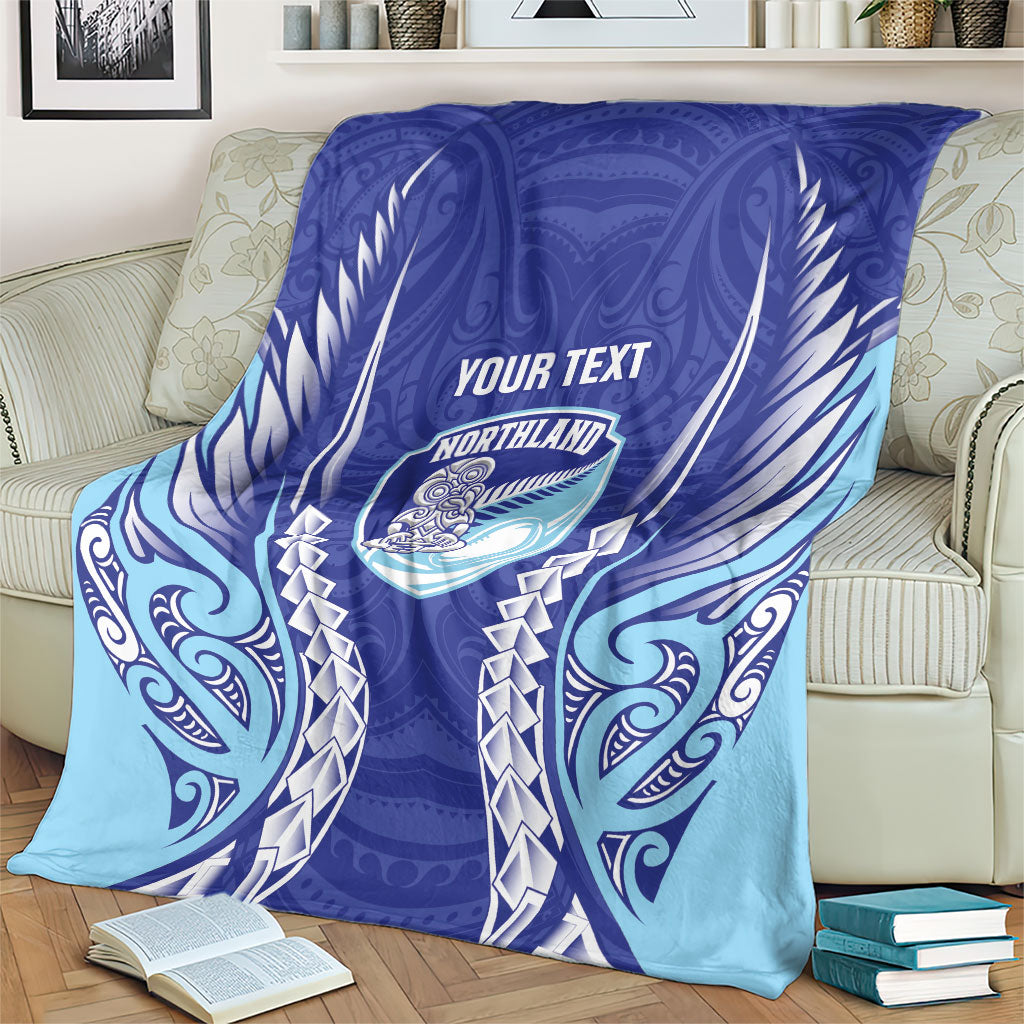 Northland 2026 Rugby Custom Blanket NZ Maori Silver Fern LT14 - Polynesian Pride
