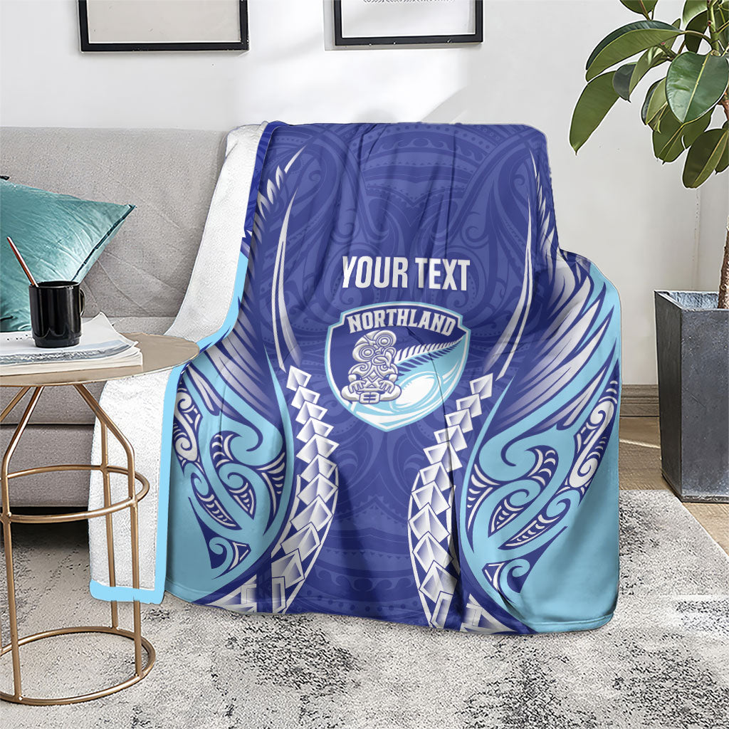 Northland 2026 Rugby Custom Blanket NZ Maori Silver Fern LT14 - Polynesian Pride