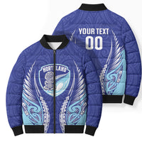 Northland 2026 Rugby Custom Bomber Puffer Jacket NZ Maori Silver Fern