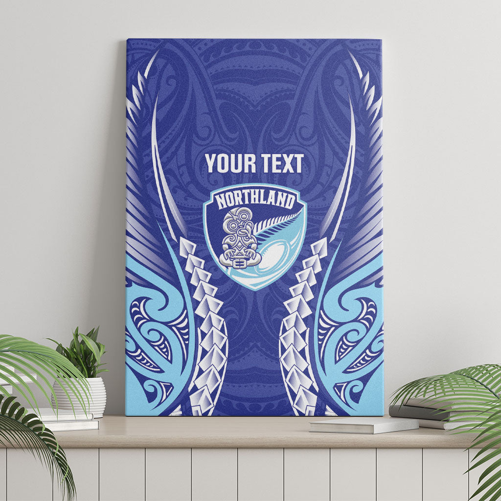 Northland 2026 Rugby Custom Canvas Wall Art NZ Maori Silver Fern