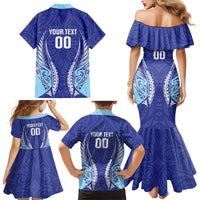 Northland 2026 Rugby Custom Family Matching Mermaid Dress and Hawaiian Shirt NZ Maori Silver Fern LT14 - Polynesian Pride