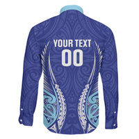 Northland 2026 Rugby Custom Family Matching Off Shoulder Maxi Dress and Hawaiian Shirt NZ Maori Silver Fern LT14 - Polynesian Pride