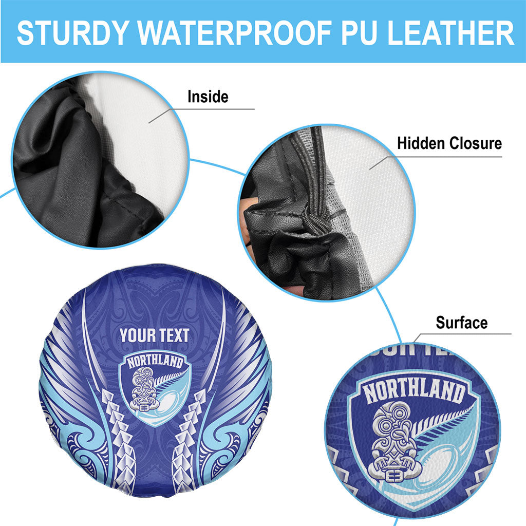 Northland 2026 Rugby Custom Spare Tire Cover NZ Maori Silver Fern