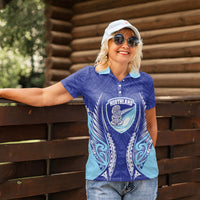 Northland 2026 Rugby Custom Women Polo Shirt NZ Maori Silver Fern
