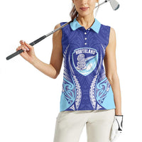 Northland 2026 Rugby Custom Women Sleeveless Polo Shirt NZ Maori Silver Fern