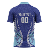 Northland 2026 Rugby Custom Zipper Polo Shirt NZ Maori Silver Fern LT14 - Polynesian Pride