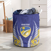 Otago 2026 Rugby Custom Laundry Basket NZ Maori Silver Fern