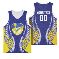 Otago 2026 Rugby Custom Basketball Jersey NZ Maori Silver Fern