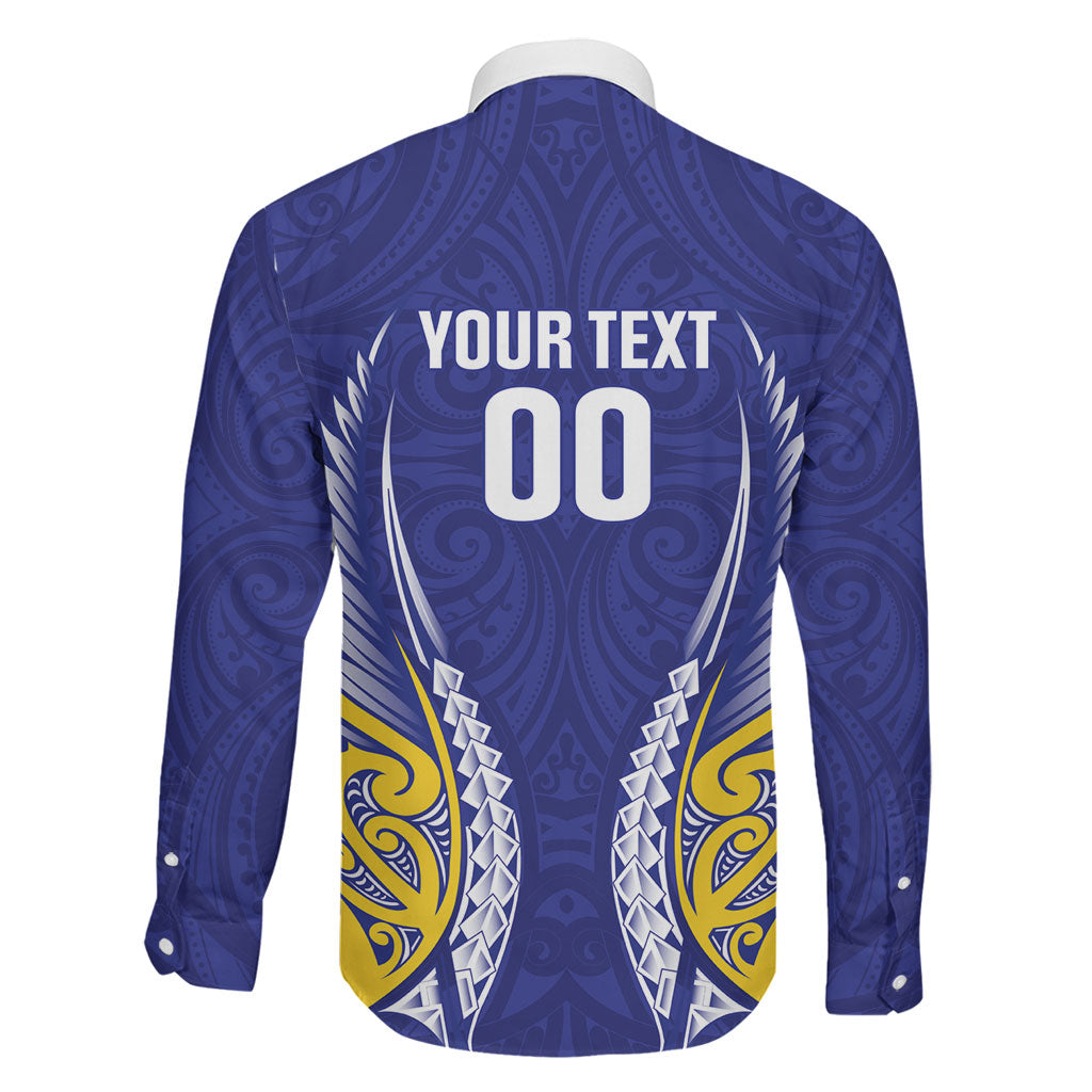 Otago 2026 Rugby Custom Family Matching Summer Maxi Dress and Hawaiian Shirt NZ Maori Silver Fern LT14 - Polynesian Pride