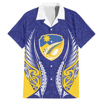 Otago 2026 Rugby Custom Hawaiian Shirt NZ Maori Silver Fern