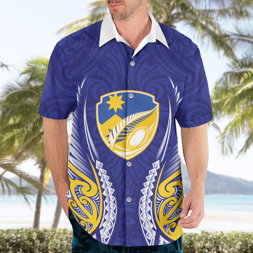 Otago 2026 Rugby Custom Hawaiian Shirt NZ Maori Silver Fern