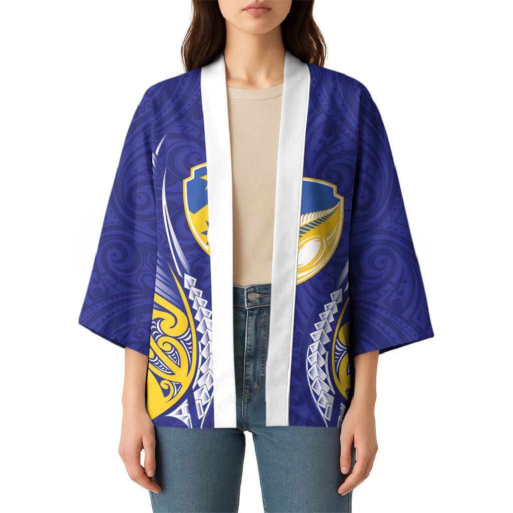 Otago 2026 Rugby Custom Kimono NZ Maori Silver Fern