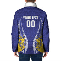 Otago 2026 Rugby Custom Padded Jacket NZ Maori Silver Fern