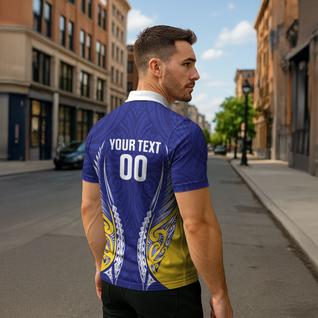 Otago 2026 Rugby Custom Zipper Polo Shirt NZ Maori Silver Fern