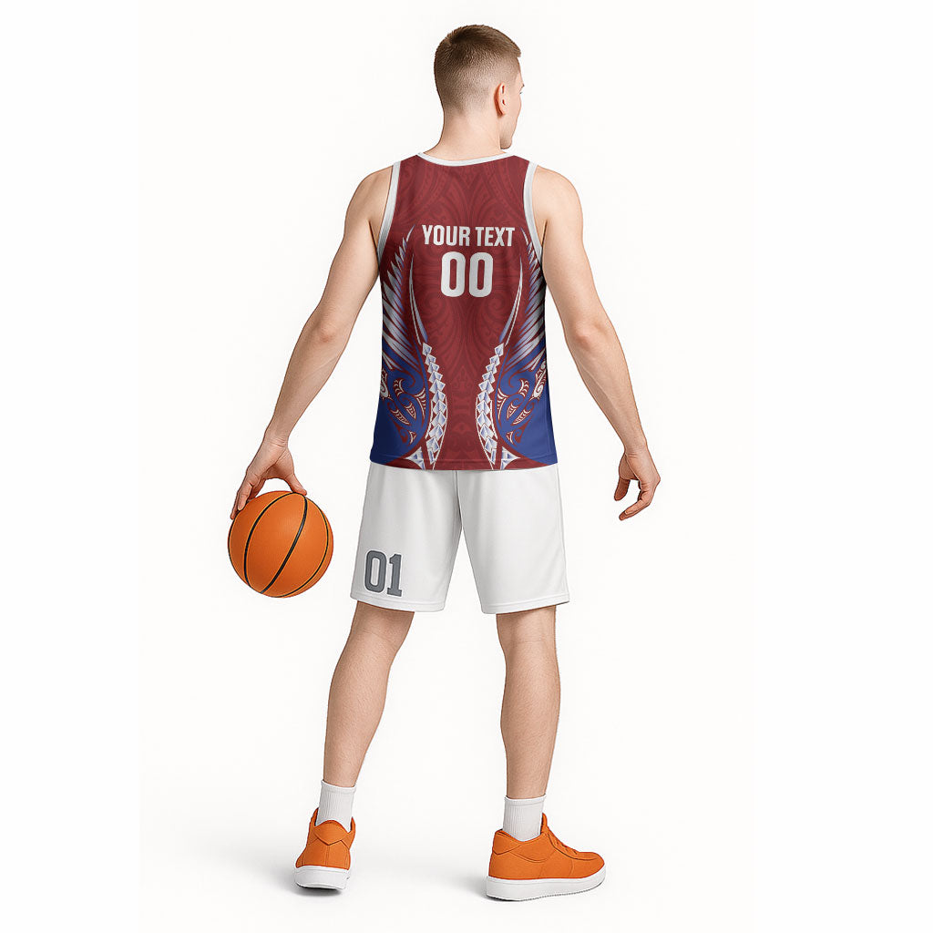 Southland 2026 Rugby Custom Basketball Jersey NZ Maori Silver Fern