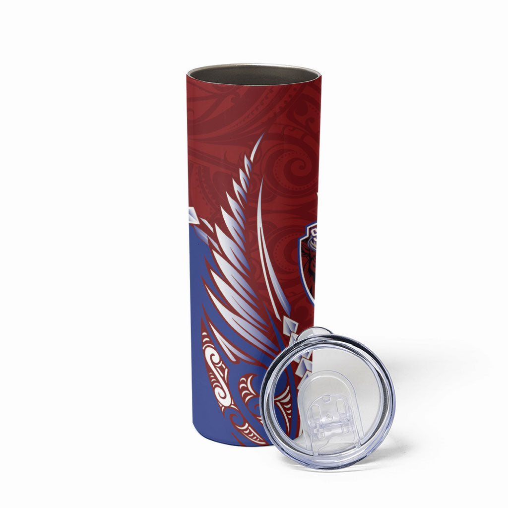 Southland 2026 Rugby Custom Skinny Tumbler NZ Maori Silver Fern