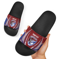 Southland 2026 Rugby Custom Slide Sandals NZ Maori Silver Fern