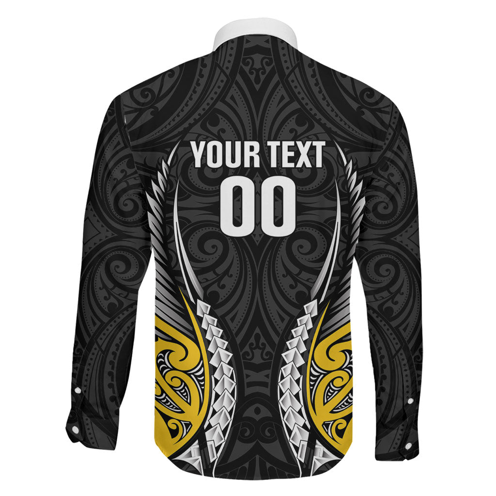 Taranaki 2026 Rugby Custom Family Matching Off Shoulder Maxi Dress and Hawaiian Shirt NZ Maori Silver Fern LT14 - Polynesian Pride