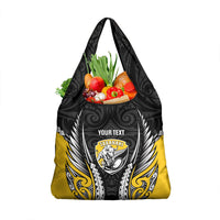 Taranaki 2026 Rugby Custom Grocery Bag NZ Maori Silver Fern