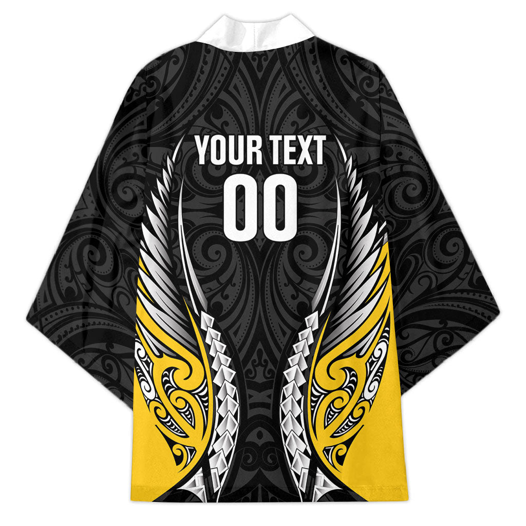 Taranaki 2026 Rugby Custom Kimono NZ Maori Silver Fern
