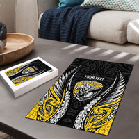 Taranaki 2026 Rugby Custom Puzzle NZ Maori Silver Fern