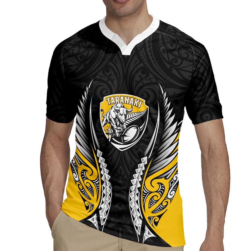 Taranaki 2026 Rugby Custom Rugby Jersey NZ Maori Silver Fern