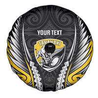 Taranaki 2026 Rugby Custom Spare Tire Cover NZ Maori Silver Fern
